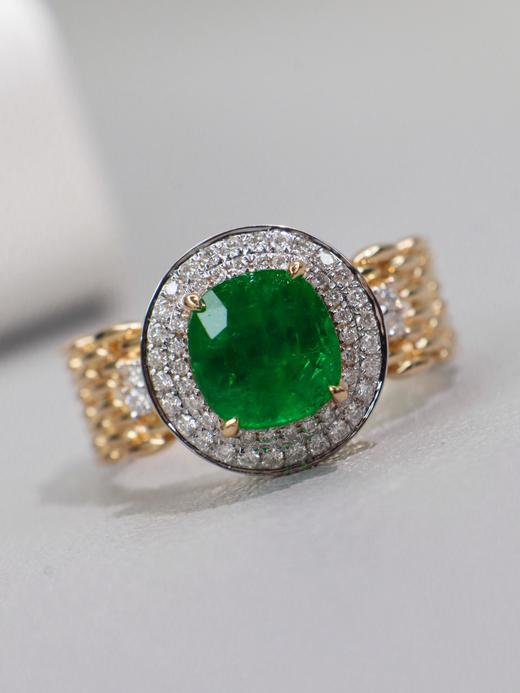 1.35ct祖母绿戒指 商品图1