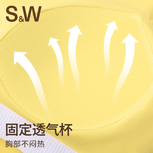 【SW速惟】 多巴胺撞色固定杯运动内衣背心8388 商品图2
