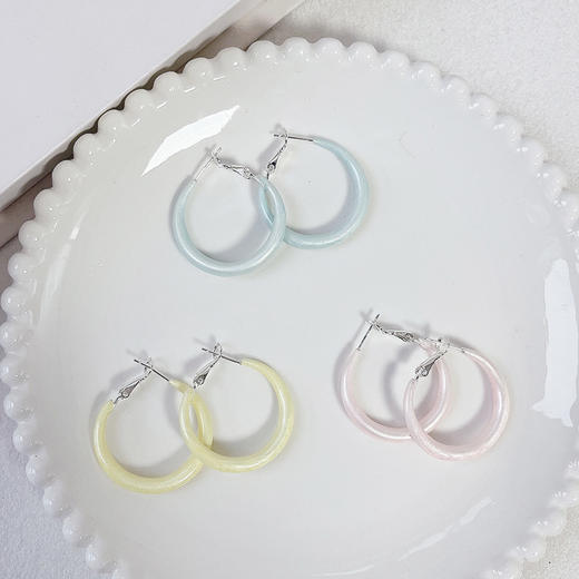 轻奢高级感大圈圈 耳圈漂亮耳饰（32mm）-纪念日百货门店同款169698803 商品图2