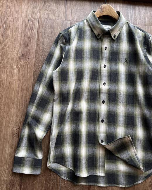 点此购买 哈吉斯秋季男士休闲通勤长袖衬衫 xj 341918 商品图9