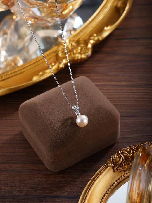 子佩集【时光确幸】银S925珍珠惜王妃套链项链【P3081】双色V三条2602 商品图4