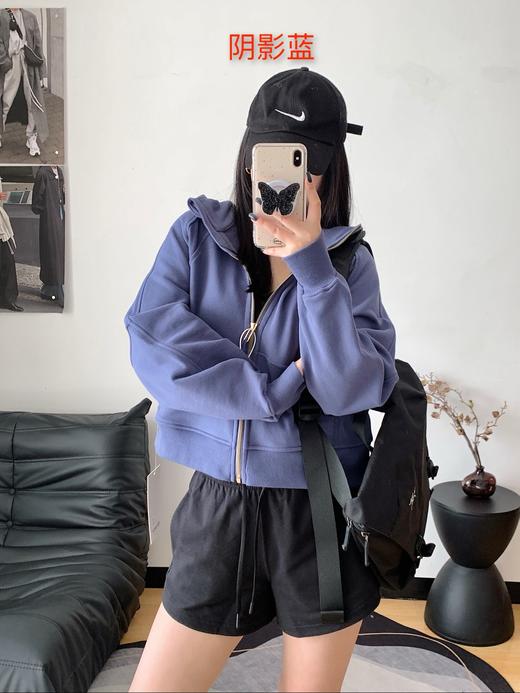 点此购买 LULU露露最经典的Scuba系列女士全拉链连帽卫衣 ssy 341927 商品图13