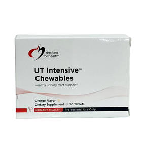 【效期至26年12月】蔓越莓甘露糖咀嚼片 Designs for health UT Intensive™ chewables 30片/盒