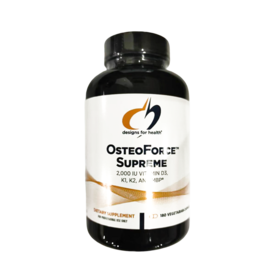 【效期至27年8月】骨辅因子升级版配方 Designs for health OsteoForce™ Supreme caps* 180粒/瓶