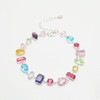 彩色糖果锆石方糖手链高级感森系串珠手饰爆款配饰手链-纪念日百货门店同款166094844 商品缩略图0