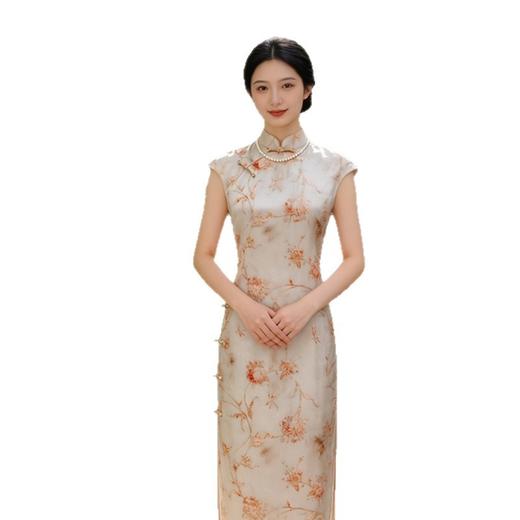 港风无袖年轻少女款旗袍，时尚改良新中式日常修身旗袍GX-362609 商品图4