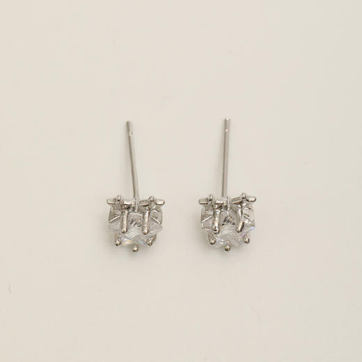 星星点缀锆石设计感银针耳环-160245648 商品图8