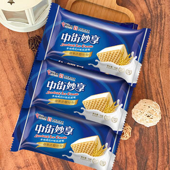中街冰点 妙享牛奶口味冰淇淋  70克*6支 三明治 雪糕甜品 家庭装 /水饮冲调 /冰淇淋 /棒支冰淇淋 商品图6