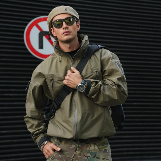LeWalk  ALPHA JACKET GEN 2.2 MEN'S防水透气拉链舒适休闲长袖夹克冲锋衣 商品图0