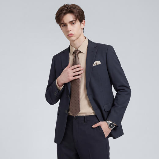 【不易变形】圣得西男士2026新款西服套装春季商务休闲高端西装 商品图7