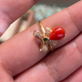 9000元/枚珊瑚戒指