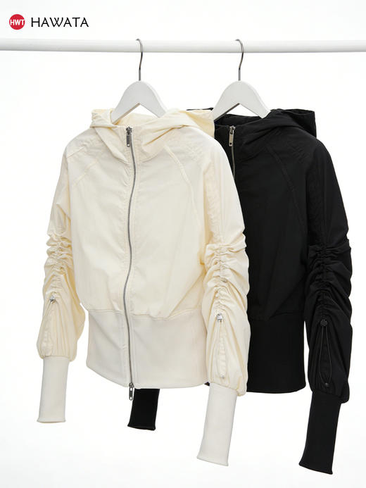 哈瓦塔（公主袖）短款收腰运动外套H360113 商品图6