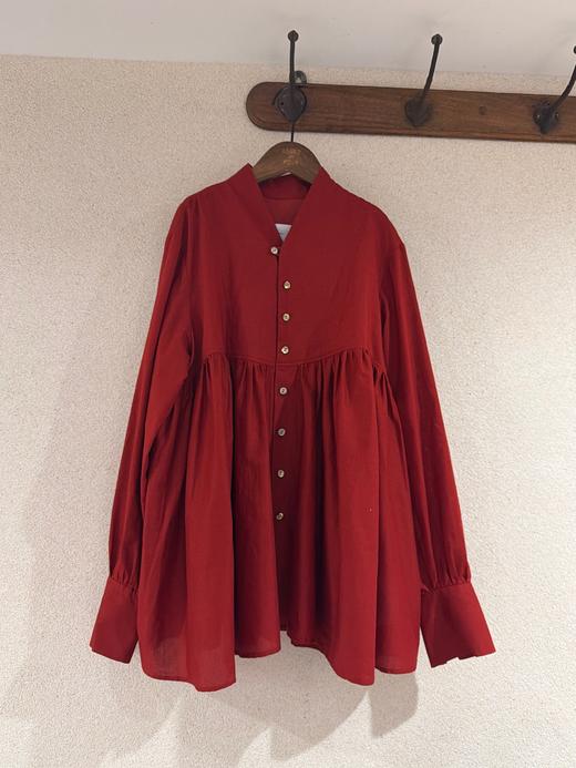 The last flower of the afternoon 定番款喇叭袖衬衫 商品图7