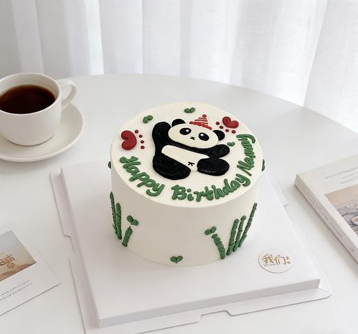 多款式~熊猫花花国宝可爱卡通手绘蛋糕-低糖处理无添加 商品图4