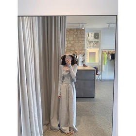 金蘑菇菇 心软时刻 春份两件套 / 轻薄肤感吊带针织两件套