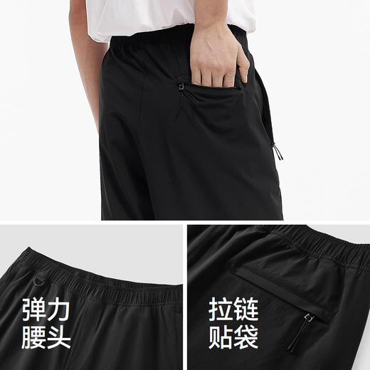 舒服裤|森马休闲裤男夏季凉感吸湿速干户外沙滩裤子百搭宽松短裤 商品图3