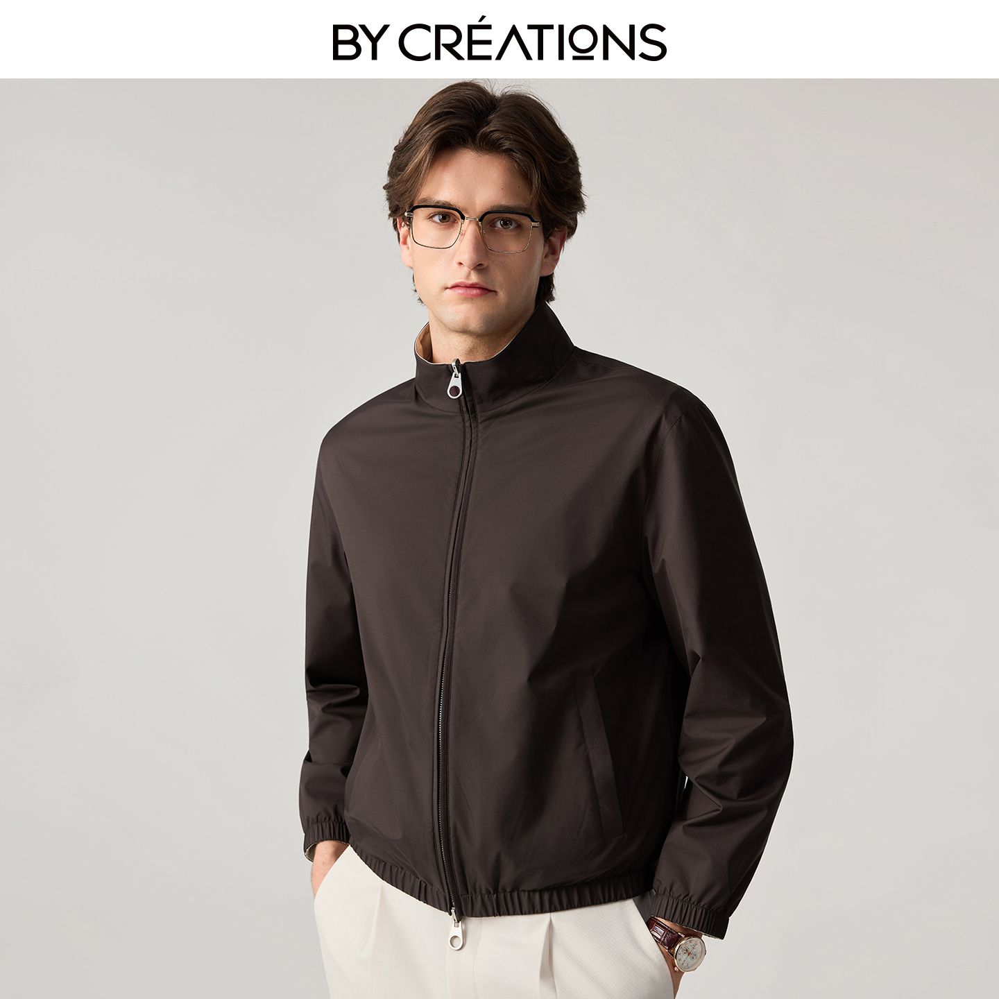 双面穿防泼水飞行员夹克