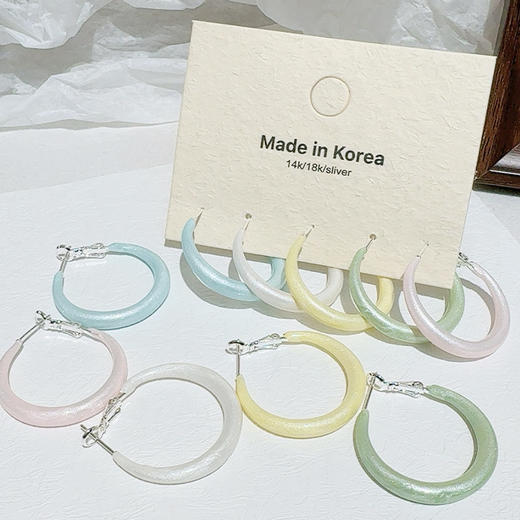 轻奢高级感大圈圈 耳圈漂亮耳饰（32mm）-纪念日百货门店同款169698803 商品图1