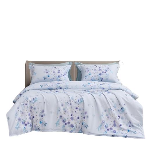 梦洁 纯棉印花四件套：紫妍花开 商品图5