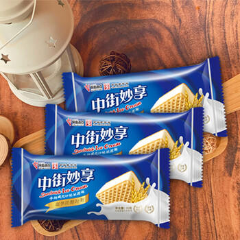 中街冰点 妙享牛奶口味冰淇淋  70克*6支 三明治 雪糕甜品 家庭装 /水饮冲调 /冰淇淋 /棒支冰淇淋 商品图3