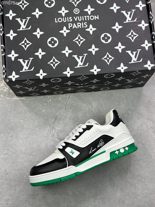 春季特惠💰720 路易威登 LV Trainer 低帮休闲板鞋 商品图2