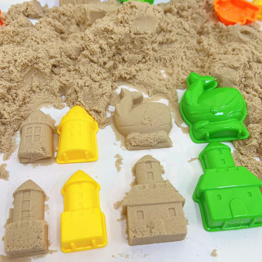 速度集中‼️超🔥【星空沙套装25件套】来啦！DIY超治愈，可以做出专属于你的城堡🏰 充分发挥宝宝的想象力～无硼原色沙，安全不脏手无异味的儿童太空沙 商品图8