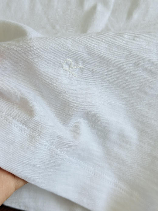 45-R新日系小花刺绣--竹节棉长袖T恤【包邮+三天无理由退换】 商品图13