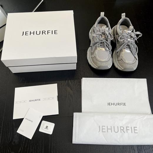 JEHURFIE纪华菲双鞋带-紫调银雾机甲老爹鞋 商品图4