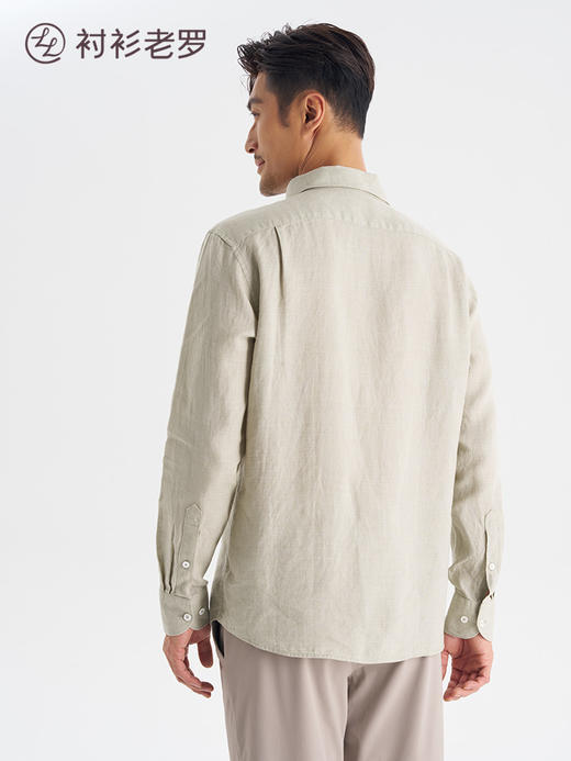 【100%亚麻】经典10长袖衬衫265A7F647L[门店专款] 商品图4