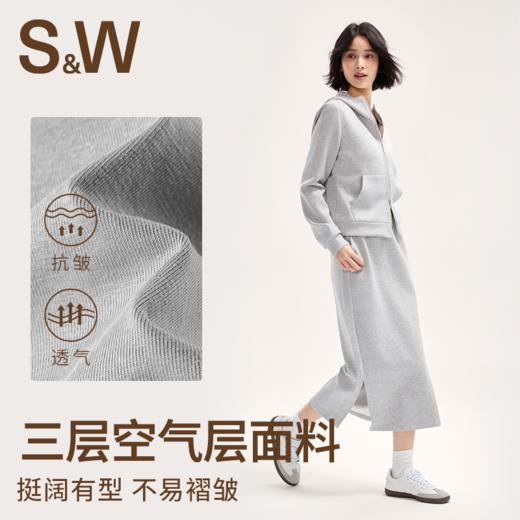 【SW速惟】 宽松运动休闲显瘦中长款半身裙S5SS5048B 商品图2