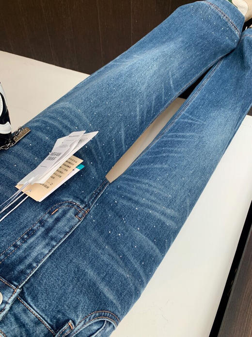SYJ8601烫钻高腰牛仔裤 商品图3