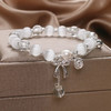 新款中式白水晶蝴蝶结猫眼石手链手串-纪念日百货门店同款159219522 商品缩略图1