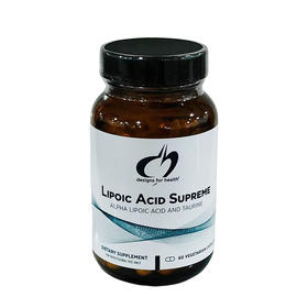 【效期至27年9月】硫辛酸补充胶囊 Designs for health Lipoic Acid Supreme 60粒/瓶