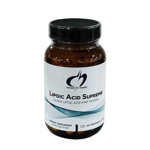 【效期至27年9月】硫辛酸补充胶囊 Designs for health Lipoic Acid Supreme 60粒/瓶 商品图0