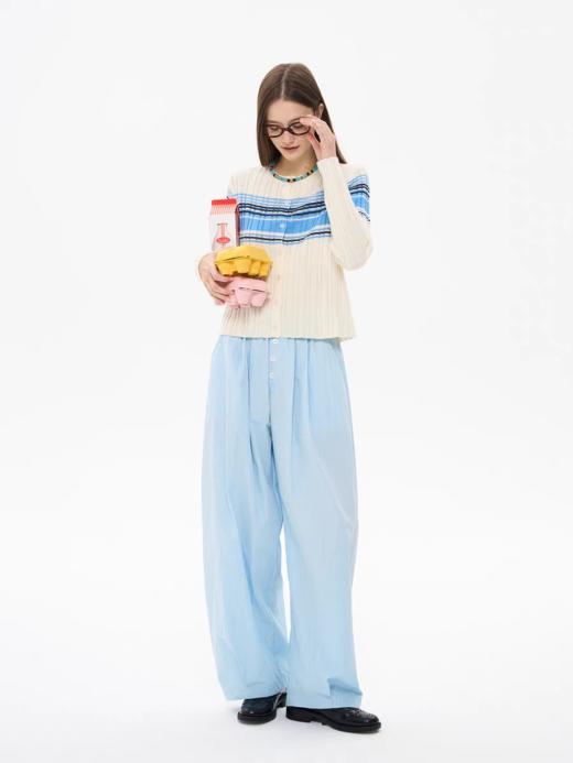 heris/H61118/彩色轻薄气球裤 波点翻腰头两穿 商品图3