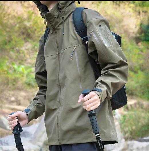 LeWalk  ALPHA JACKET GEN 2.2 MEN'S防水透气拉链舒适休闲长袖夹克冲锋衣 商品图2