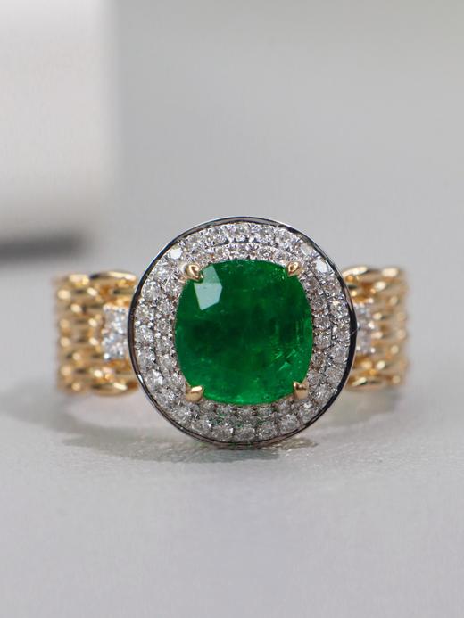 1.35ct祖母绿戒指 商品图2