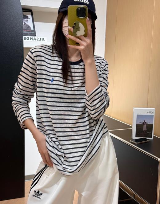 一店d ❗️𝐑𝐚𝐥𝐩𝐡 𝐥𝐚𝐮𝐫𝐞𝐧长袖➕短袖
进口的天丝雪花棉麻 真的太太太治愈了谁懂啊 一件小马标=低调高级感 条纹控的姐妹真的要囤！！各种身材都可以毫无压力驾驭 商品图13