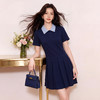 奢姿大码女装2026夏季胖妹妹时尚格纹学院风连衣裙气质通勤长裙9962872009 商品缩略图0