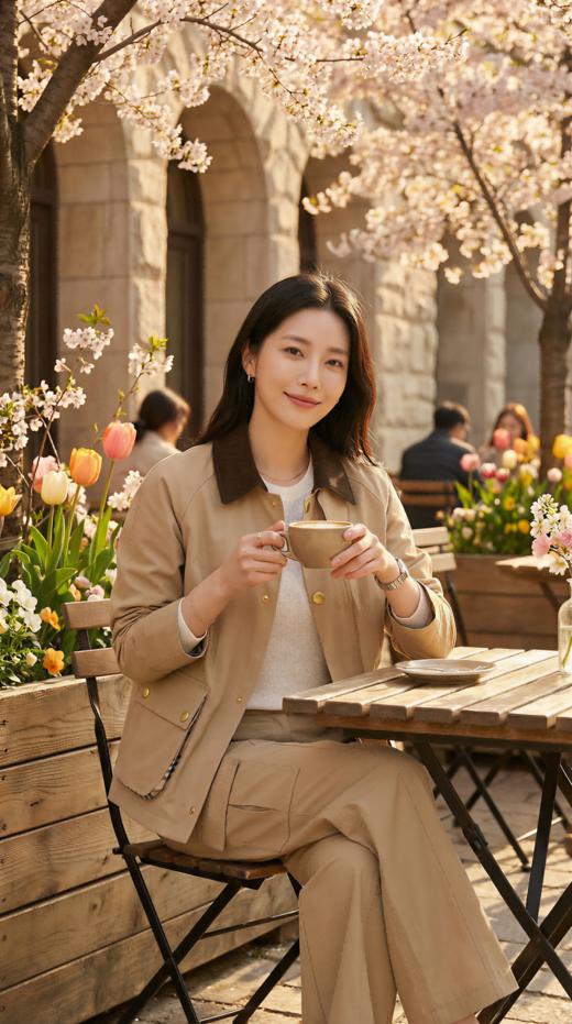 嬉皮少女弯刀休闲后腰松紧工装裤 商品图2