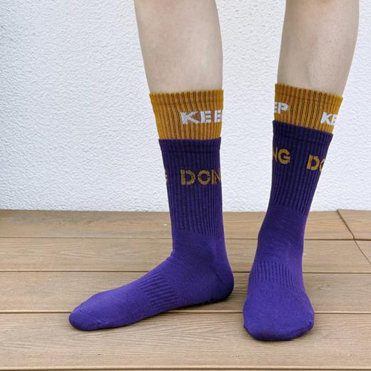 壁虎瑜伽【2603WZ513】拼色防滑瑜伽袜【5天发货】 商品图1