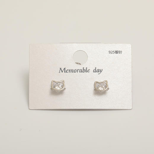 可爱猫咪银针耳环-纪念日百货门店同款160895173 商品图8