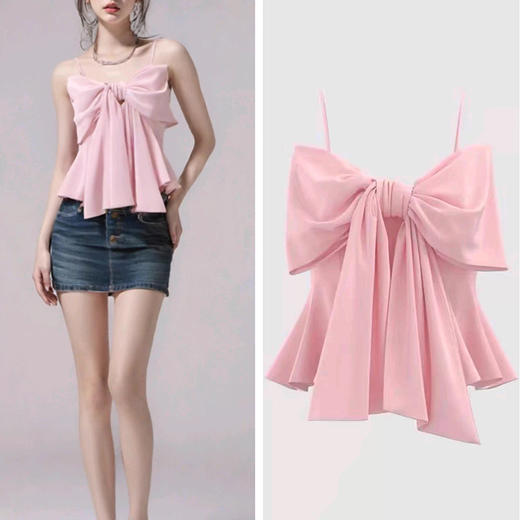 裁缝学苑AS633蝴蝶结吊带纸样女装设计感法式背心上衣服装打板图纸 商品图2