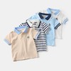 【亲肤透气❗耐磨耐脏】男童短袖T恤2026春夏装新款儿童短袖翻领polo衫宝宝卡通绣上衣。xa 商品缩略图1