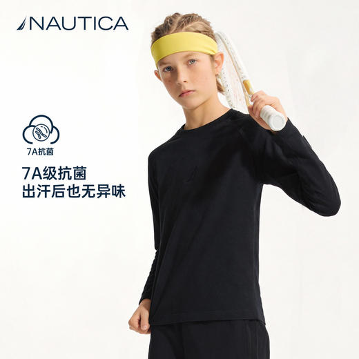 NAUTICA诺帝卡童装 一体织长袖T恤 商品图3