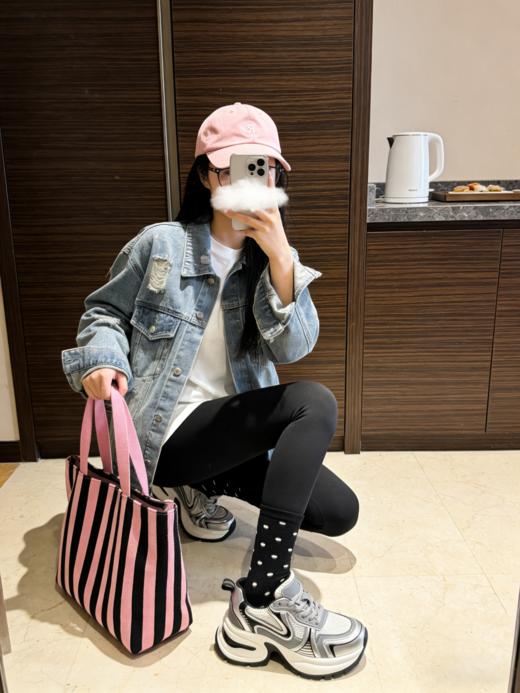 赵露思“GGCC”同款月落星河情侣厚底老爹鞋 商品图5