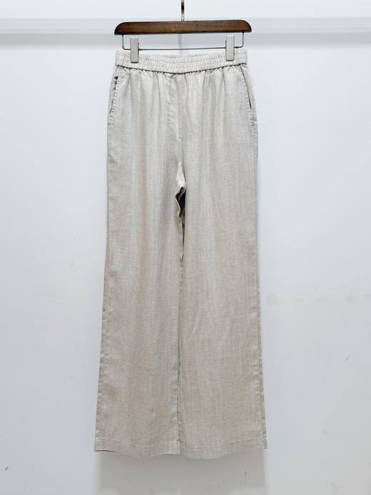 【秒杀价已调 直接拍】 讲究面料的高端低调品牌 BC女装 春夏新品 Brunello Cucinelli 棉麻宽松直筒休闲长裤 商品图4