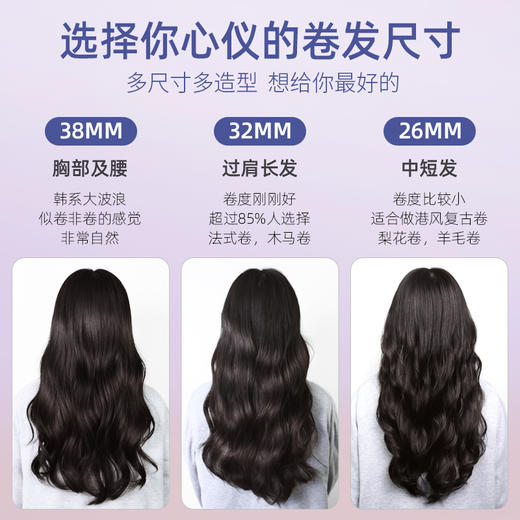 createion 高端水性陶瓷釉 白陶瓷系列卷发棒 商品图5