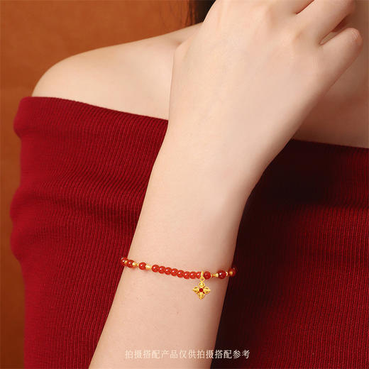 【新品首发】足金十字金刚杵吊坠挂坠 一物多戴轻熟女性 MEMORA诗普琳HP871401 商品图2