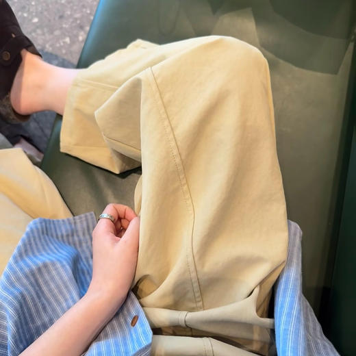 【72h发货】Beau Muse斜纹气球休闲裤 | 柔软舒适、透气性好、时尚百搭、多色可选 商品图3